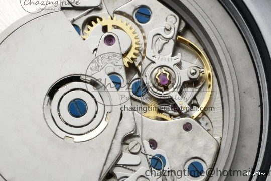 MIROTIME 0326 Bright Pilot Chrono SS AZF 1:1 Best Edition Green Dial on Brown Leather Strap A 7059